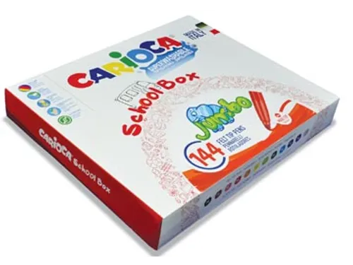 Carioca Viltstiften Jumbo, Doos Met 144 Stiften (Classpack)