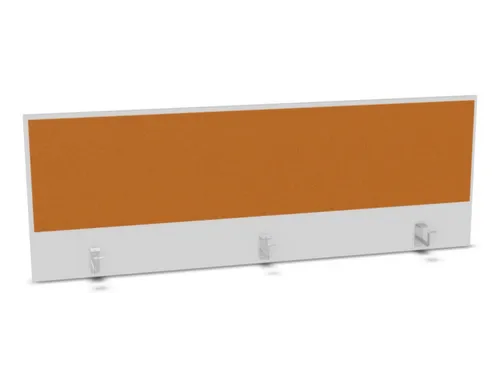 opzetpaneel,v. bureau,aanbouw achter,B 1600mm,Bl-wit,BN3005-geel