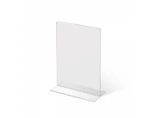 Folderhouder A6 T-stand Acryl staand - 1