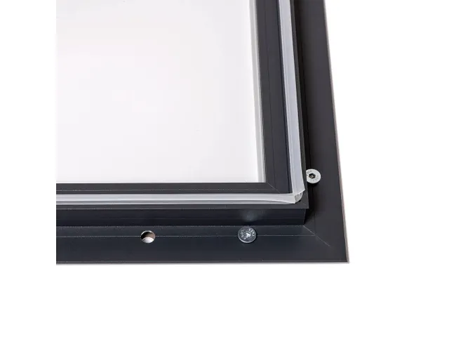 Vergrendelbaar vitrine mededelingenbord Outdoor 9xA4 Zwart