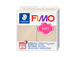 Boetseerklei Fimo soft 57 gram sahara - 2