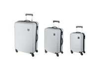 Reistrolley JSA Zilver ABS, Set van 3 stuks