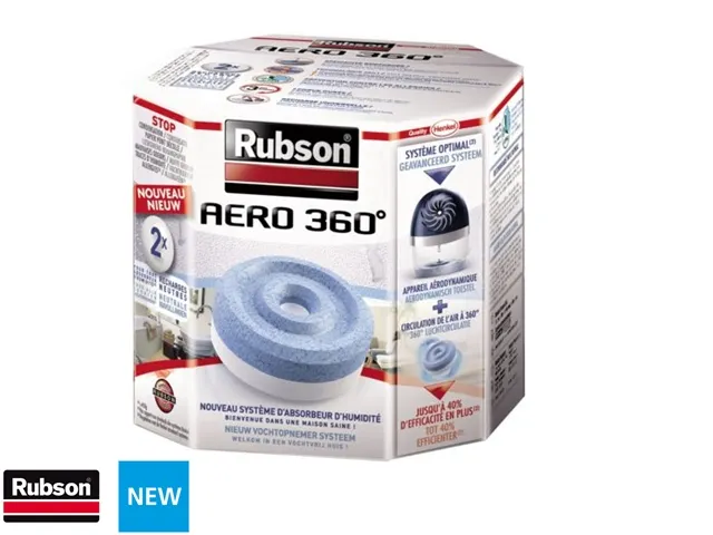 Vochtopnemer Rubson Aero 360 navulling 2 stuks