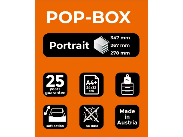 Exacompta ladenblok Pop-Box wit/ harlekijn