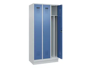 locker voor scheiding van kleding,HxBxD 1950x900x500mm,3vak - 1