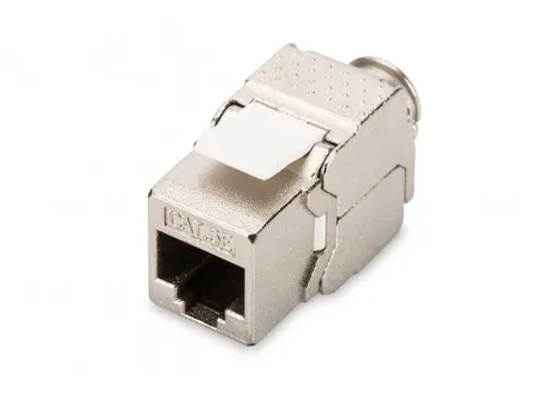 CAT 5e Keystone-module afgeschermd klasse D RJ45 naar LSA Brons