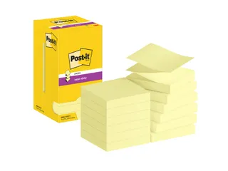 Memoblok Post-it Z-Note S330 Super Sticky 76x76mm geel 12 stuks - 2