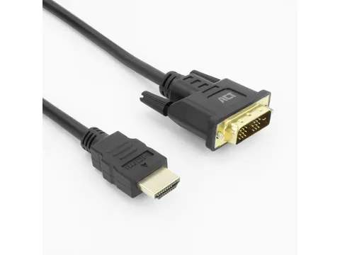 Adapterkabel ACT HDMI-A male naar DVI-D male 1 meter