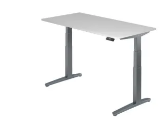 Elektrisch in hgte vst. zit-sta-bureau,HxBxD 650-1290x1600x800mm - 1