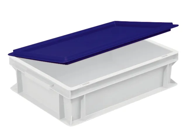 Scharnierdeksel Voor Euronorm Stapelkrat Lxb 400X300Mm Rood