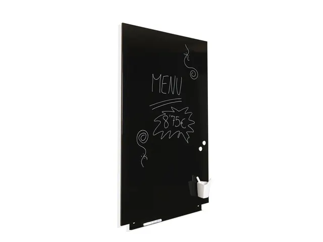 Tableau blanc Rocada Skinliquid 75x115cm noir laque