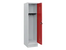 schoollocker,HxBxD 1630x400x500mm,1vak,vak B 400mm,draaigrendel,sokkel
