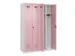 locker voor scheiding van kleding,HxBxD 1850x1200x500mm,4vak