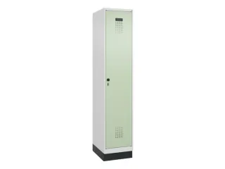 locker,HxBxD 1950x400x500mm,1vak,vak B 400mm,draaigrendel,sokkel - 3