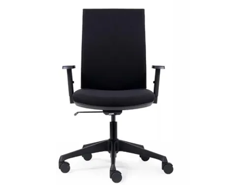 bureaustoel Canillo, stoffen rug