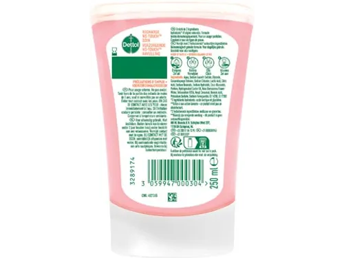Dettol No Touch Handzeep Nourish Rozenwater & Sheaboter vulling 250ml