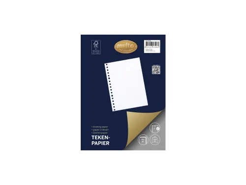 Ringbandinterieur Multo A5 17r tekenpapier 120 grams 50 vel