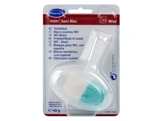 Taski Sani Bloc Toiletblok in houder 40gr 12 Stuks - 1