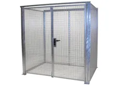 Gasflessendepot Voor 48 Gasflessen 2060x2100x1500mm Staal/draadgaas