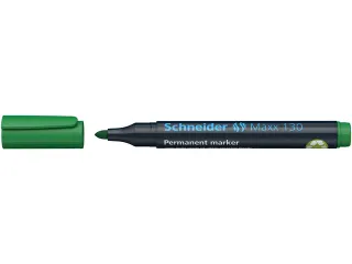 Marker Schneider Maxx 130 permanent ronde punt groen - 2