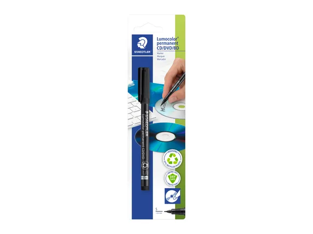 Marker Staedtler Lumocolor permanent CD/DVD 310 Zwart 0.4mm