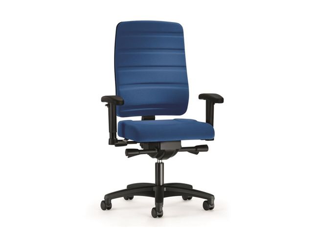 Prosedia Bureaustoel Yourope Pro 4852 Blauw 4d Armleggers | KantoorBureaustoel.be