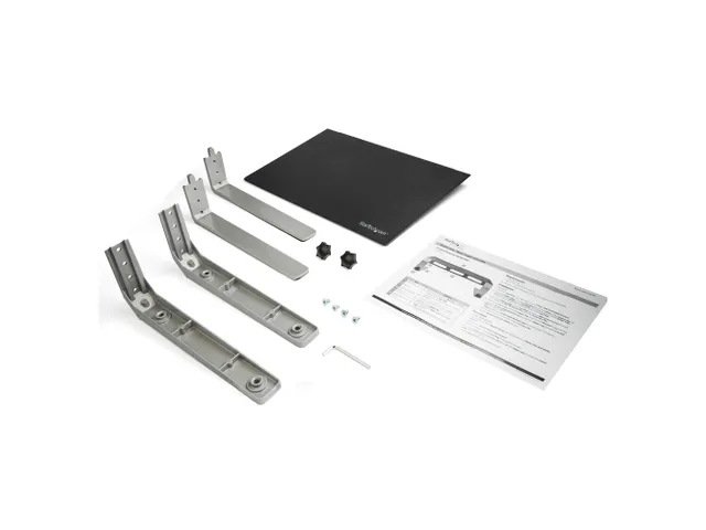 Monitor verhoger staal en aluminium hoogte verstelbaar