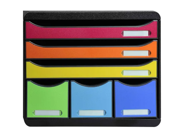 Store-box Maxi 6 Laden Ecoblack Ladenblok Assorti Kleur