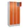 lockerkast,HxBxD 1950x900x500mm,3x5vakken,vak B 300mm,cil.-slot,sokkel