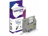 Tape Brother Wecare 6mm TZe-211 zw/wi