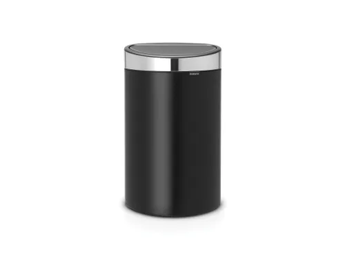 Brabantia Afvalbak Touch Bin New 40 Liter Mat Zwart