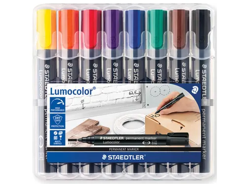 permanent marker Lumocolor 352, doos 8 stuks