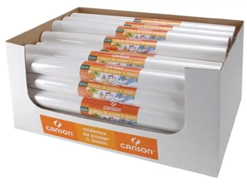 Rol Tekenpapier Wit 0,5 x 5 M