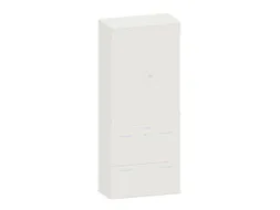 kantoorkast,HxBxD 1920x800x430mm,decor romp wit,decor front wit