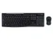 Logitech Draadloos Toetsenbord MK270 QWERTY + Compacte muis Zwart