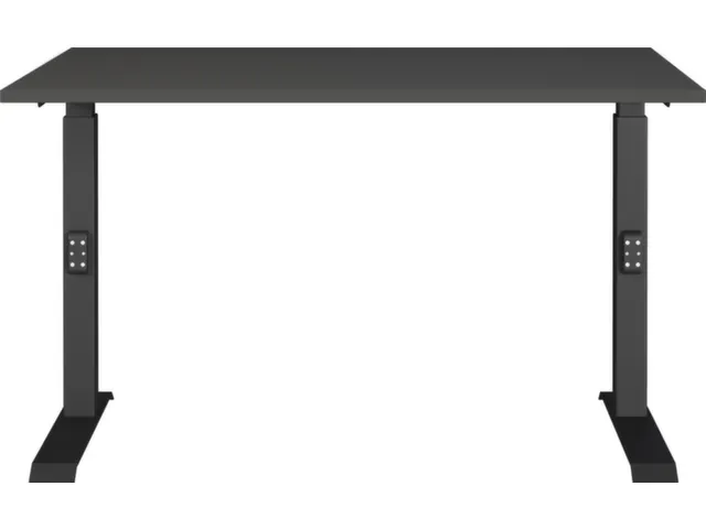 In hoogte verstelbaar bureau,HxBxD 680-910x1200x800mm,blad grafiet