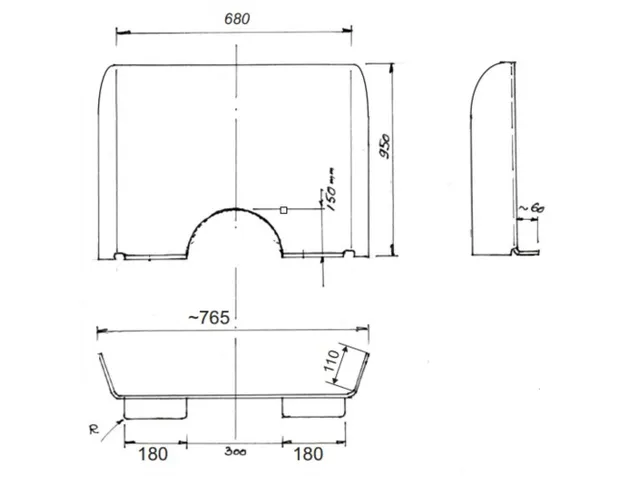 - réf. 80058D - ExaScreen Barrière de protection contre les éternue