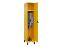 locker,HxBxD 1950x400x500mm,1vak,vak B 400mm,draaigrendel,voeten