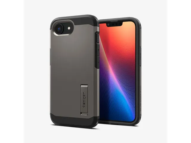 Spigen Tough Armor AI MagFit iPhone 16E Hoes Metallic