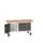 werkbank,HxBxD 830x1500x600mm,multiplexblad,uitrusting: 3laden,kast