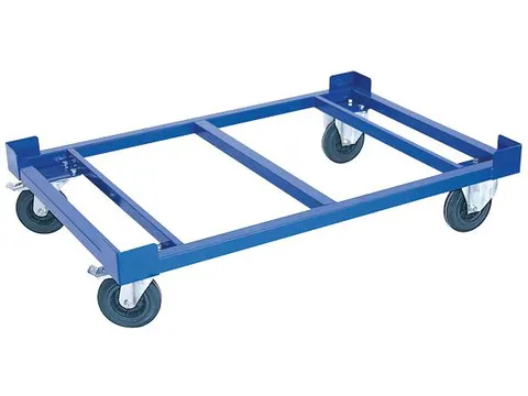 Onderwagen Eurobakken En Pallets Staal 1200x800mm 1000kg Ral5010