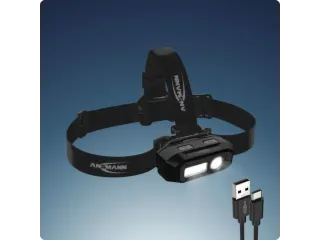 hoofdlamp,behuizing alu/ABS,LED,250-600lumen,hoofdband,sensor - 5