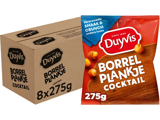Borrelnootjes Duyvis cocktail sachet 275g