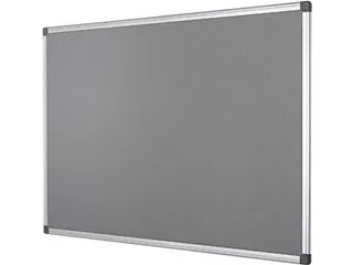 Textielbord Met Aluminium Frame 60x45cm Grijs Incl. Montagemateriaal - 4