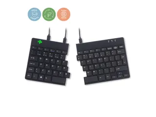 Split Break V2 ergonomisch toetsenbord Qwerty US Zwart bedraad - 6