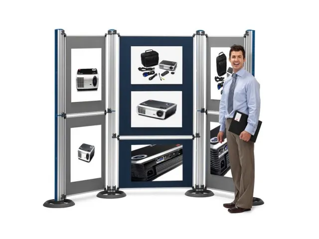 Panneaux en feutre pour Systeme d'affichage Modulaire A1 Bleu