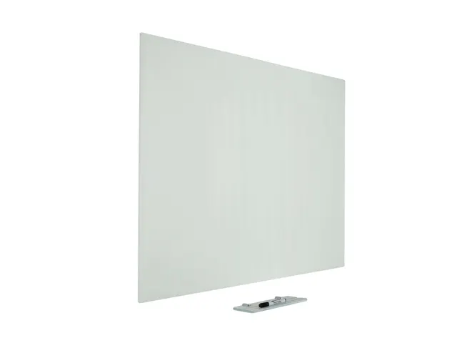 Glasbord Premium 90x120cm Wit Magneethoudend Verborgen Ophang