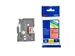 Labeltape Brother P-touch TZe-421 standaard 9mm zwart op rood