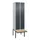 locker met bank,HxBxD 2120x600x815mm,2vak,vak B 300mm,draaigrendel