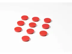 Memomagneten 30mm 10 Stuks Rood 10 stuks